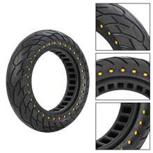 10x2.5 Rubber Solid Tire 60/70-6.5 For Ninebot Max G30 Honeycomb Tyre Replace