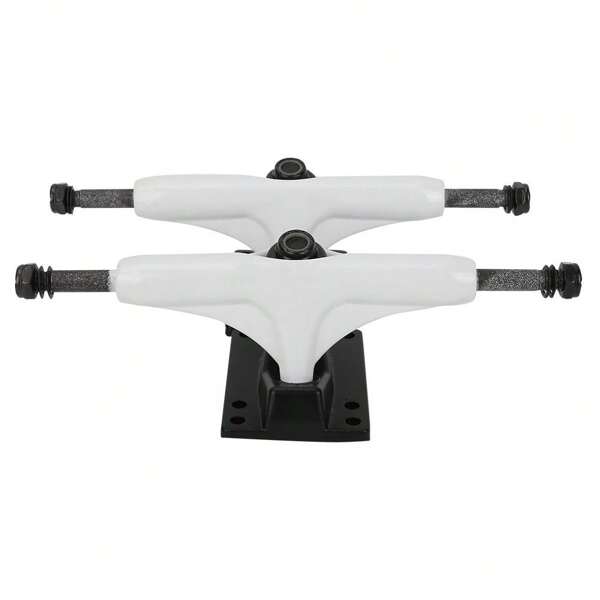 2Pcs 5inch Aluminum Magnesium Alloy Professional Bridge Skate Board Bracke White