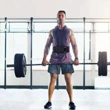 1 Đai hỗ trợ eo có thể điều chỉnh hỗ trợ lưng cho bài tập Squat sâu Tạ tạ Thanh tạ Thể dục Nâng tạ Thể thao Đai tập luyện Phụ kiện phòng tập thể dục - màu đen - Xem 7