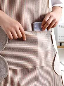 1pc Waterproof Aprons For Women With Pockets,Waterproof Kitchen Aprons Suitable For Cooking Baking Men Women