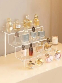 Acrylic Trapezoidal Transparent Multi-Layer Display Stand Hand-Made Cosmetics Blind Box Ladder Type Fixed Shelf