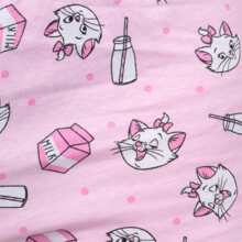 Disney Womens Pyjamas | Aristocats Short Pjs For Women Sets| Ladies Cat Cotton Pyjama Set | Women's Marie Aristocats Summer Nightwear