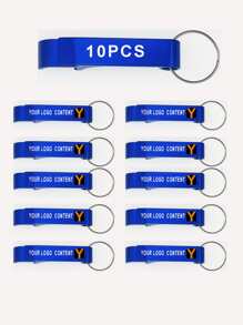 1pc/10pcs/30pcs/50pcs Personalized Portable Multifunctional Keychain Bottle Opener - Multicolor - View 24