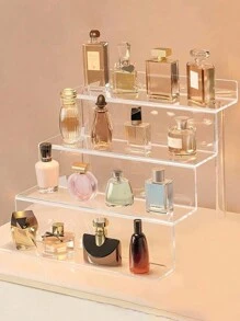 Acrylic Trapezoidal Transparent Multi-Layer Display Stand Hand-Made Cosmetics Blind Box Ladder Type Fixed Shelf