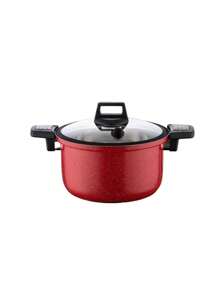 Juego de 2-10 piezas de ollas y sartenes antiadherentes y antiscald de aluminio con tapa, de fundición, de uso múltiple, adecuado para cocinar en casa, apto para estufas de gas y eléctricas.