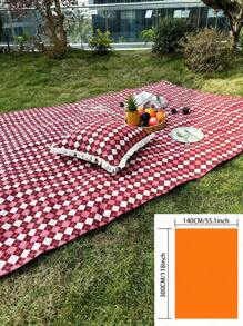 Retro American Style Red & White Plaid Picnic Mat, Rectangular Dining Table Cloth, Linen Rustic New Year Tablecloth, Dust-Proof And Dirt-Resistant, Festive - Multicolor - View 13