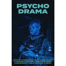 一张音乐专辑《Game Over》的海报，采用帆布印刷工艺，展现了流行嘻哈歌手心理剧演唱会中的单曲，可作为房间装饰的墙面艺术品。（无框） - 彩色 - 查看 15