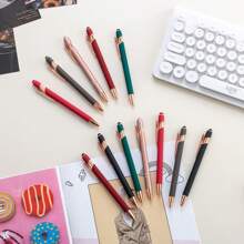 10 支圣经经文圆珠笔带手写笔 - 宗教礼物创意 - 适合圣经学习和日常使用，黑色墨水 - 10pcs - 查看 3