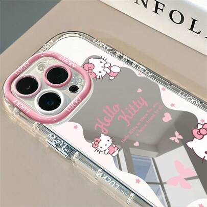 Sanrio Compatible With Apple IPhone 15, 16, Pro Max Phone Case - Butterfly, Kitty Design, Cute Compatible With Iphone 14, 12, 11 Women