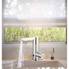 Electric Hot Water Taps 180°Swl Cold And Hot Water Taps With Lcd Temperature Display Adjustable Power Electric Instant Heater Sink Taps For Batoom Wasoom - ChromePlated1 - View 8