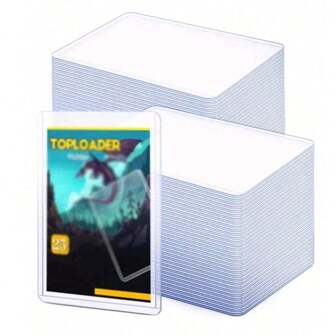 5/10/20/30Pcs Hard Plastic Card Sleeves, Baseball Card Protectors, Clear Card Holder, Small Card Cover,Mclovin,Photo Card Binder,Kpop Cards,Kpop,K-Pop,Photocard Holder,School Supplies,Back To School