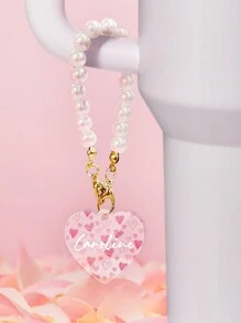 1pc Custom Accessions 30 40 OZ, Tấm tên cốc Valentine được cá nhân hóa, Quà tặng Valentine cho Anh ấy/Cô ấy - Thẻ tên tùy chỉnh cho cốc 30 40 Oz, Nắp cốc - Phụ kiện nhận dạng cốc lý tưởng Thẻ tên cá nhân tương thích với cốc 30 40 Oz - nhiều màu - Xem 2