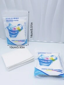 1盒洗衣顏色吸收紙 - 白色 - 查看 2