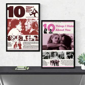 1Pc Classic Movie Poster Canvas Wall Art Set Inspirational Movie Canvas Wall Painting For Living Room, Bedroom, Office, Or Bar Decor Modern Wall Art Gift,No Frame