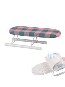 1PC Foldable Home Portable Small Ironing Board, Portable Desktop Ironing Board With Non-Slip Feet, Cloth Cover, Mini Ironing Board Mini Ironing Board, Suitable For Home Travel, Camping, Dormitory Use.