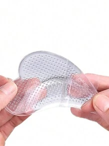 1 Cặp đế lót giày silicon hình trái tim trong suốt hỗ trợ vòm bàn chân, miếng lót giảm đau chân được thiết kế đặc biệt dành cho phụ nữ - Trong sáng - Xem 5
