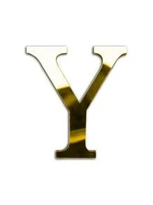1pcdecorative Alphabet, English Letters 3D Acrylic Mirror Stickers, Love Characters Home Decoration Wall Stickers Letters Signs Self Adhesive Personalised Combination Of English Text Birthday - Multicolor - View 45