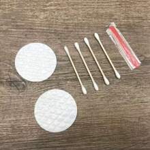 5/10 Bộ (7 món/bộ) Bộ đồ dùng cá nhân khách sạn đóng gói riêng lẻ, Bộ dụng cụ tiện nghi khách sạn số lượng lớn, Vật tư khách sạn, bao gồm bông tẩy trang, tăm bông vệ sinh, dũa móng tay (dạng que giấy) - Nhiều màu - Xem 3