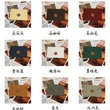 5 pièces Enveloppes de style vintage en toile de jute, enveloppes de cachets de cire d'invitation rétro - 1 pièce enveloppe + 1 pièce sceau de cire, retour à l'école