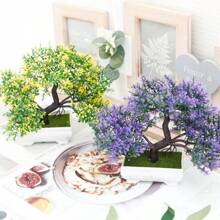 DociDaci Artificial Plants Bonsai Small Tree Pot Plant Flower Potted Ornaments For Home Room Wedding Decoration Accessories