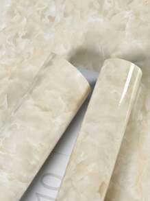 1 卷大理石壁纸，防油耐热自粘壁纸，适用于厨房、家具装饰、奢华香槟白色/房间装饰、家居装饰、卧室装饰、房间装饰、粘贴在瓷砖上、海报、墙面印刷品、卧室房间装饰