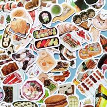 100 张/包食物、蛋糕、蔬菜、水果涂鸦贴纸 - 彩色 - 查看 15