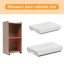 (3 Sets) Expandable Cabinet Drawers - Pull Out Cabinet Drawers Sticky Sliding Storage Racks, Suitable For Kitchen Sink Cabinet, Bathroom Closets Pull-Out Sliding Drawer Organizers - Multicolor - View 10
