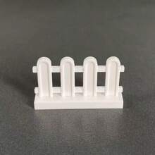 12pcs/Set Building Blocks - Farm Garden Round Arch & Fence, 1X4X2 Ranch Fence, DIY Animal Scene Play, Ideal For Christmas/Birthday Gift, 33303 Brick Elements