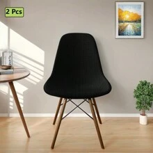 1/2/4 szt. pokrowców na jadalnię, pokrowców na siedzenia, pokrowców na krzesła do jadalni, zestaw 4 pokrowców, pokrowców na krzesła z polaru z połowy wieku, pokrowców na krzesła bez podłokietników do kuchni, jadalni, krzeseł bocznych do salonu, pokrowców na krzesła z muszli, żakardowych pokrowców na krzesła do jadalni, zestaw 4 pokrowców na krzesła do jadalni w stylu Mid Century Modern, rozciągliwych pokrowców do kuchni, biura i salonu