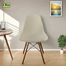 1/2/4 szt. pokrowców na jadalnię, pokrowców na siedzenia, pokrowców na krzesła do jadalni, zestaw 4 pokrowców, pokrowców na krzesła z polaru z połowy wieku, pokrowców na krzesła bez podłokietników do kuchni, jadalni, krzeseł bocznych do salonu, pokrowców na krzesła z muszli, żakardowych pokrowców na krzesła do jadalni, zestaw 4 pokrowców na krzesła do jadalni w stylu Mid Century Modern, rozciągliwych pokrowców do kuchni, biura i salonu