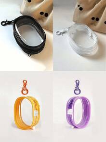 Portable Transparent Zipper Storage Bag Multifunctional Headphone Case Travel Storage Bag For Outdoor Office Back To School Essential Accessories - Multicolor - View 8