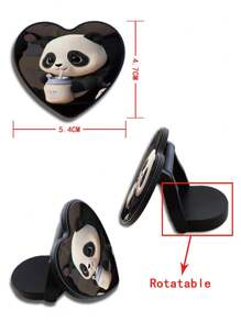 1 pieza Funda protectora para teléfono con diseño lindo de panda y protección de lente de cámara, a prueba de golpes, compatible con iPhone 11 Pro Max/12 Pro Max/13 Pro Max/14 Pro Max/15 Pro Max/16 Plus/16 Pro Max, Redmi, OPPO/Realme, VIVO, Infinix, Honor, MOTO, One Plus, resistente al agua y a los arañazos