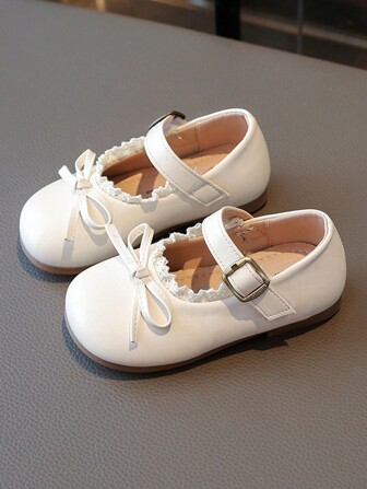 女童时尚蝴蝶结公主鞋，新款春秋儿童鞋
