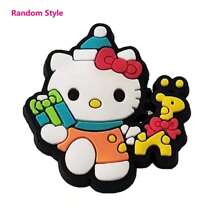 Sanrio Set casuale di 12/30 pezzi di ciondoli decorativi per scarpe, decorazioni in PVC per scarpe e borse da spiaggia, accessori per scarpe, idea regalo per compleanni, Natale, San Valentino, feste di Ognissanti
