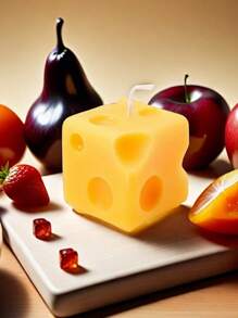 1 pieza Molde de silicona cuadrado para queso, decoraciones artesanales DIY - Blanco - Ver 7