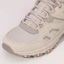 Skechers 女士时尚运动鞋，健身训练舒适透气休闲徒步鞋 180022-TPE - 灰褐色 - 查看 7