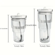Sanrio 1 pièce Bouteille d'eau grand volume avec paille Sanrio hello kitty - , étanche pour les sports de plein air et la remise en forme, 20,29/30,43 oz