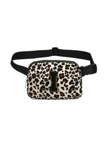 腰包，时尚斜挎腰包，配有可调节肩带，适合日常使用、户外、旅行、徒步旅行、慢跑、骑自行车、便携式设计、理想的礼物