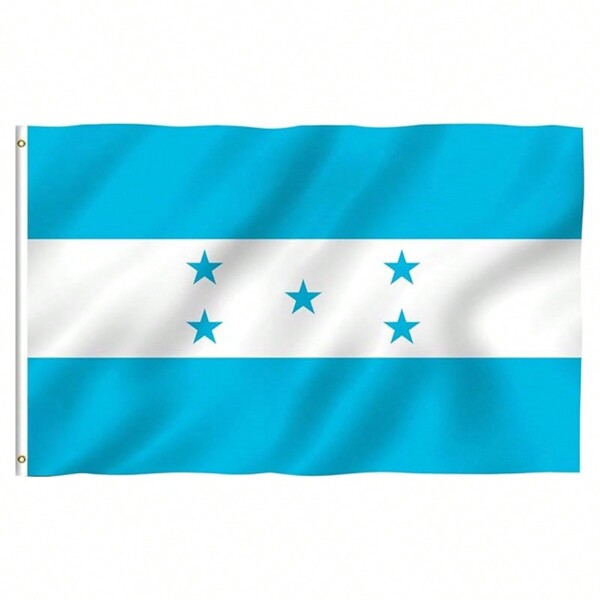 3x5Ft Honduras Flag - Vivid Color and Fade proof - Polyester Material - Canvas Header and Double Stitched - Honduran National Flags Polyester with Brass Grommets