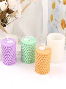 Creative Honeycomb Silicone Candle Mold - DIY Bee-Themed Scented Candle & Soap Crafting Tool, Valentines Candles Gifts Birthday Graduation