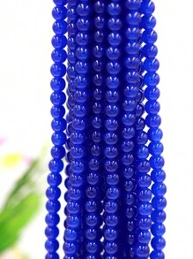 100pcs 8mm Glass Simulated Agate Jade Round Beads, Agate Glass Beads, Crystal Beads For Jewelry Making And DIY Crafts