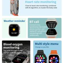I9 Ultra Max Smart Watch 2.19 HD Screen NFC Function - 黑色 - 查看 5