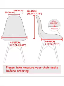 1pc/2pcs Solid Color Velvet Fabric Shell Bar Chair Cover Washable Removable Seat Cover Armless Shell Chair Covers For Banquet Home Hotel