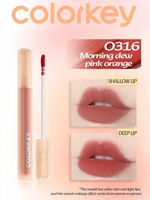COLORKEY Son bóng 1,8g, Son môi dạng lỏng, Không thấm nước & Không ố - O316 - Xem 1