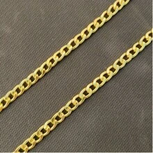 1 Peça Colar Dourado Versátil da Moda de 6mm, Colar Gargantilha de Hip Hop