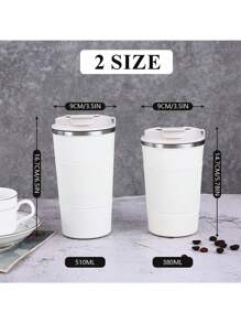 Personalised 380ML, 510ML Metal Coffee Cups, Travel Mug Personalized Coffee Cup, Personalized Engraved Stainless Steel Coffee/Tea Mugs, Travel Mug, Coffee Mug, Hot - Cold Travel Mug, Gift For Him/Her, Employee Gifts For Women Coworkers, Office Gift For Her, Personalized Mug, Coffee Travel Mug, Coffee Mug, Coffee Cup, Gift For Her, Camping & Hiking Gear, Multi-Functional - Multicolor - View 12