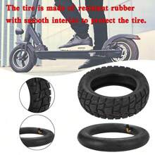 10x3"/255x80 Off-Road Outer Tyre+InnerTube For KUGOO M4 Zero Etc 80/65-6
