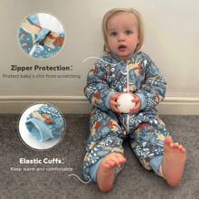 Spring 1.5 TOG Baby Sleeping Bag With Feet Gift Box Toddler Pajamas Baby Sleeping Bag With Legs For 6 Months-3 Years - Christmas Deer - View 2