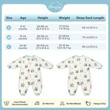 Spring 1.5 TOG Baby Sleeping Bag With Feet Gift Box Toddler Pajamas Baby Sleeping Bag With Legs For 6 Months-3 Years - Panda - View 7