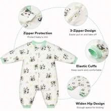 Spring 1.5 TOG Baby Sleeping Bag With Feet Gift Box Toddler Pajamas Baby Sleeping Bag With Legs For 6 Months-3 Years - Panda - View 5
